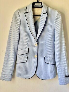Sacoor Brothers Original Made in Italy Cotton Blazer | Size 34 (US 8)